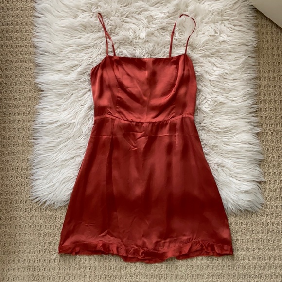 Wilfred Mini Silk Dress - Picture 1 of 2